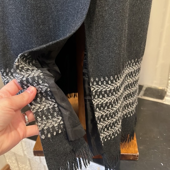 Vintage woven wool skirt made in USA by MICHELE - Picture 6 of 12